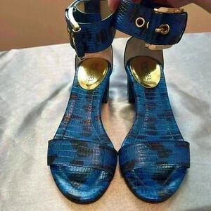 Michael Kors Blue Ankle Strap  shoes